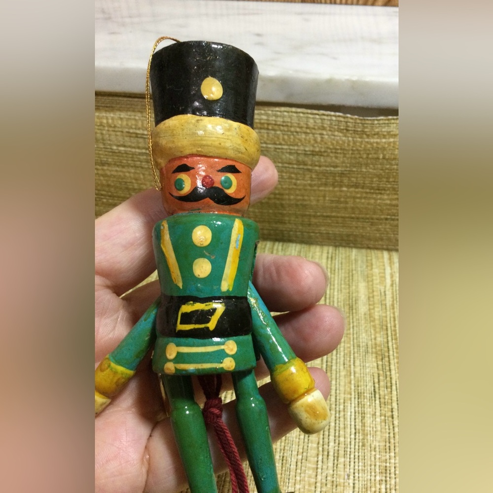 Vintage Wooden Pull String Nutcracker
Jumping Jack Ornament